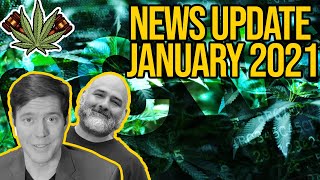 Federal Cannabis Legalization News  January 2021  Cannabis News Roundup [upl. by Ohce]