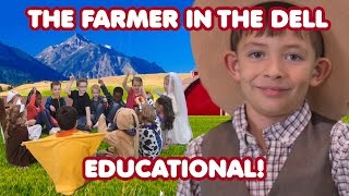 Farmer in the Dell  Nursery Rhymes  Kids Songs [upl. by Aihpledalihp]