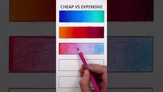 Can You Spot the Difference CHEAP VS EXPENSIVE Colored Pencil Blending [upl. by Lorena]