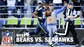 Tyler Lockett Explodes for a 105Yard TD Return  Bears vs Seahawks  NFL [upl. by Melinde842]