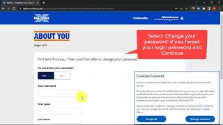 How To Reset Halifax Online Login Password [upl. by Maupin]