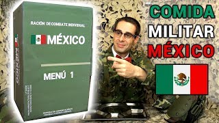 Probando Comida Militar Mexicana  MRE México Menú 1 Supervivencia [upl. by Recnal]