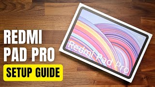 Xiaomi Redmi Pad Pro Setup Guide [upl. by Richy]