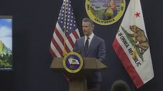 Gov Newsom unveils updated budget [upl. by Stormi624]