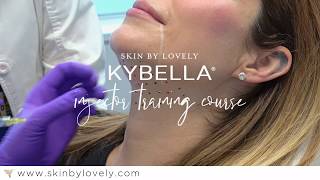 Skin by Lovely Kybella Injector Training [upl. by Hasin]