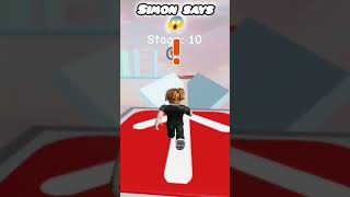 You will lose this game of Simon says 😂😱robloxrobloxeditRobloxLegendshortsfeedshorts [upl. by Nad364]