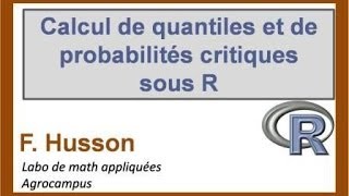 Calcul de quantile de probabilité critique et graphe dune loi Normale ou de Student [upl. by Navap]