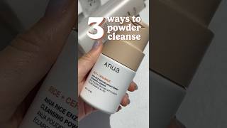 How to use powder cleanser 3 ways cleanser anua skincare101 kbeautyskincare cleansers [upl. by Arthur]