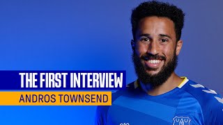 ANDROS TOWNSEND SIGNS FOR EVERTON  FIRST INTERVIEW WITH NEW BLUES WINGER [upl. by Cost113]