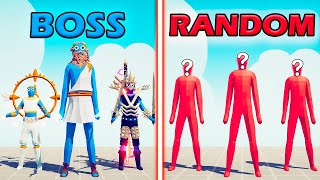 BOSS UNITS TEAM vs RANDOM UNITS TEAM  Totally Accurate Battle Simulator  TABS [upl. by Lippold]