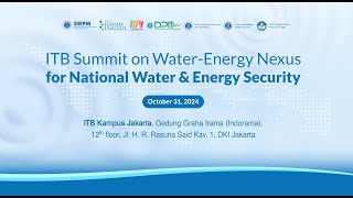 Summit on WaterEnergy Nexus for National Water amp Energy Security [upl. by Nehemiah420]