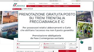 Prenotazione posto su treni Trenitalia IC e Frecciabianca e altre novità utili [upl. by Greta]