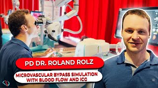 HandsOn Training Microvascular Bypass Simulation with Blood Flow and ICG by PD Dr Roland Rolz [upl. by Haukom]