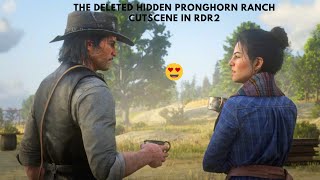 The Deleted Hidden Pronghorn Ranch CutScene in Rdr2  Red Dead Redemption 2 [upl. by Ardeid]