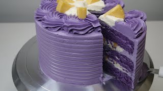 Ube Keso Cake  Ube Queso Cake [upl. by Skyla]