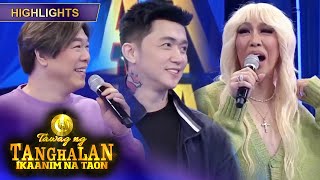 Vice Ganda finds out how MC and TNT contender Rowell met  Tawag Ng Tanghalan [upl. by Amoreta]