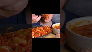 Italian pasta arrabbiata and peperonataWatch FULL VIDEO mukbang asmr eatingsounds pasta [upl. by Beulah]