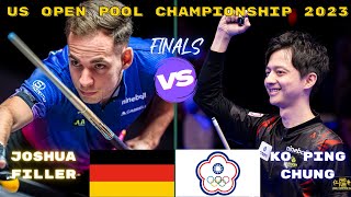 FINALS Joshua Filler vs Ko Ping Chung US Open Pool Championship 2023 [upl. by Elsilrac66]