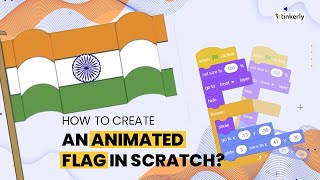 How To Create An Animated Flag In Scratch Coding for Kids  Tinkerly shorts [upl. by Anyrak]