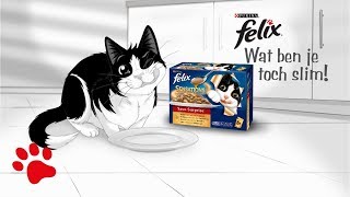 Purina FELIX Sensations Saus Surprise TV Commercial Wekker [upl. by Yrmac998]