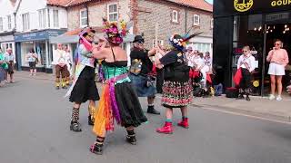 Black Pig Border Morris at the Potty Morris Festival 2023 [upl. by Milurd]