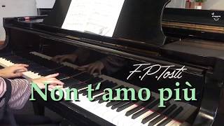 Non t‘amo piu in e minor for high voice Piano accompaniment Karaoke [upl. by Dahij]