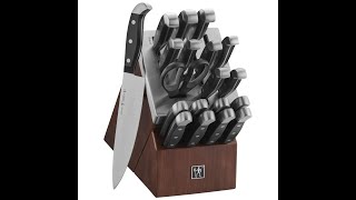 Henckels selfsharpening knife block set unboxing [upl. by Nwahsem]