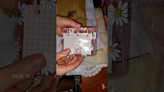 3 ring binder unboxing🌸Mini journal note book✨️shortvideo notebook cute [upl. by Savinirs136]