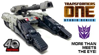 WICKED Transformers Studio Series 114 TF ONE Deluxe Class MEGATRON Review [upl. by Gladine]