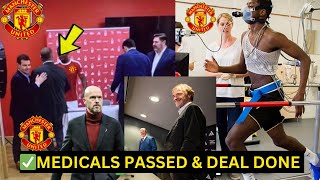 MEDICALS PASSED💯DEAL AGREED ✅ Manchester United complete surprising transfer move🤝 Fans rejoice😍 [upl. by Aleakcim]