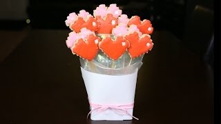 8Bit Heart Cookie Bouquet  QUAKE N BAKE [upl. by Weight]