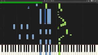 Undertale  Asgore Bergentrückung  midi synthesia tutorial [upl. by Esela]