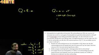 3H Oefentoets koolwaterstoffen hoofdstuk 4 vraag 4 Rekenen met soortelijke warmte [upl. by Muscolo52]
