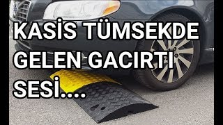 KASİS TÜMSEK ÇUKUR BOZUK YOLDA GELEN GACIRTI SESİ araba videosuotokontrol [upl. by Wadesworth]