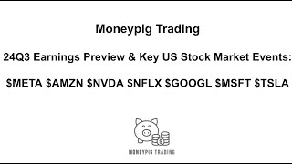 24Q3 Earnings Preview amp Key US Stock Market Events META AMZN NVDA NFLX GOOGL MSFT TSLA [upl. by Nnylhtak]