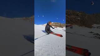 Slalom turns skicarving slalom wintersport joy mountainlove montagne neige esquiar skieur [upl. by Rramo]