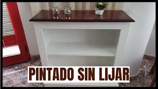 MUEBLE PINTADO SIN LIJAR Y CON SPRAY I CON TUS MANOS DECORA [upl. by Giulia]