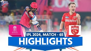 RR vs PBKS IPL 2024 Highlights Rajasthan Royals vs Punjab Kings  Full Match Highlights [upl. by Dylan]