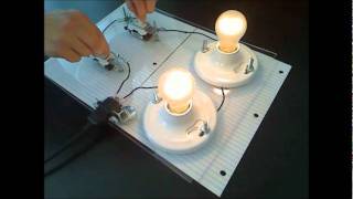 Two switch two light circuit explained [upl. by Lyndel]