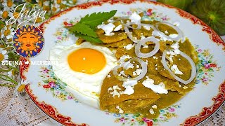 Chilaquiles Verdes y Tips Para que No se Amargue la Salsa [upl. by Nah160]