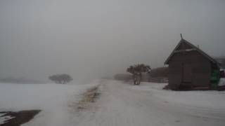 Shaky knees snow ski at Mount Buller on a deserted foggy day [upl. by Suvart]