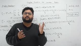 COMMUTATION RELATIONS OF COMPONENTS OF ORBITAL ANGULAR MOMENTUM OPERATOR  hindi english [upl. by Franciscka]