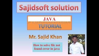 How to solve File Not Found error in java [upl. by Bristow]