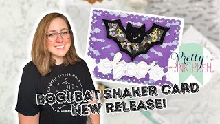 Boo Bat Shaker Card New Release [upl. by Imoyik864]