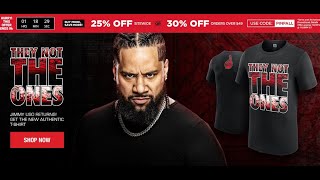 Latest Update of WWE Shops wwewrestler merchant [upl. by Yenttirb650]