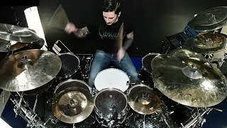 Obscura  The Anticosmic Overload Drum Playthrough by David Diepold [upl. by Lynnelle]