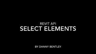 Revit API C Select Elements [upl. by Aiduan806]