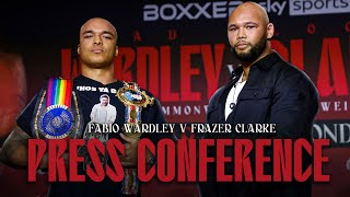 Fabio Wardley v Frazer Clarke  Bad Blood Press Conference  British Heavyweight Title Fight 🩸🇬🇧 [upl. by Fleta]