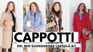 GUARDAROBA CAPSULA AUTUNNO INVERNO LA MIA COLLEZIONE DI CAPPOTTI [upl. by Kcirredal741]