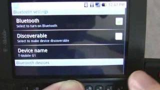 TMobile G1 Review  Phone Functions [upl. by Barb]